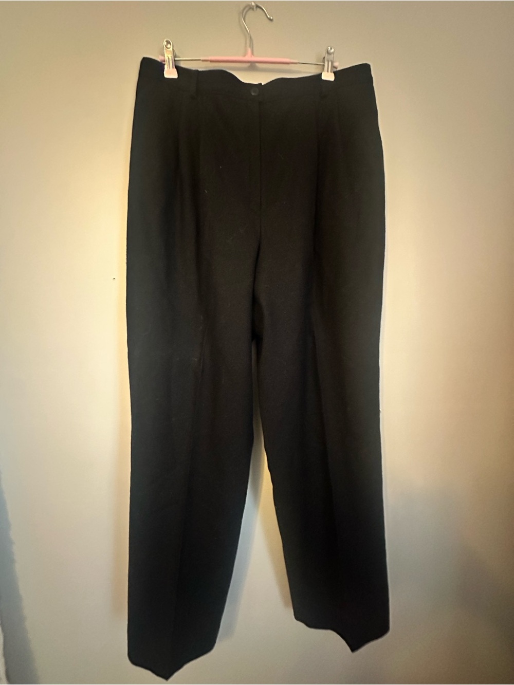 Pendleton Woolen Mills Vintage 100% Virgin Wool Pants Womens 16 Black USA